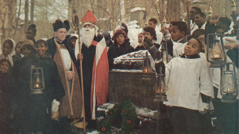 Twas reading event at Trinity Cemetery