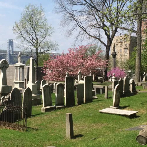 Tombstones at Trinity Cemetery